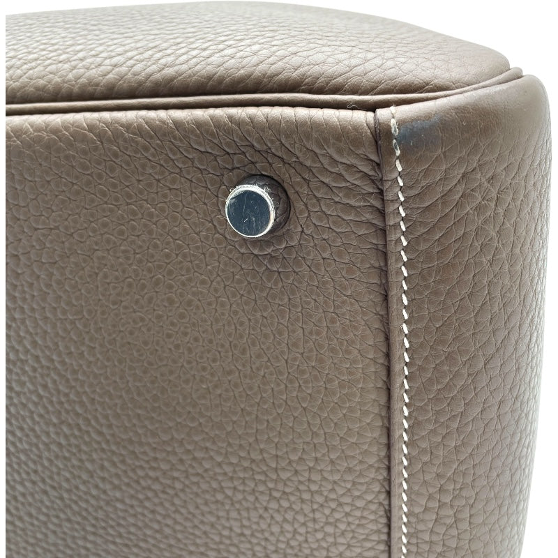 エルメス HERMES リンディ30 X刻印　(2016年製) エトゥープ　シルバー金具 トリヨンクレマンス レディース ショルダーバッグ