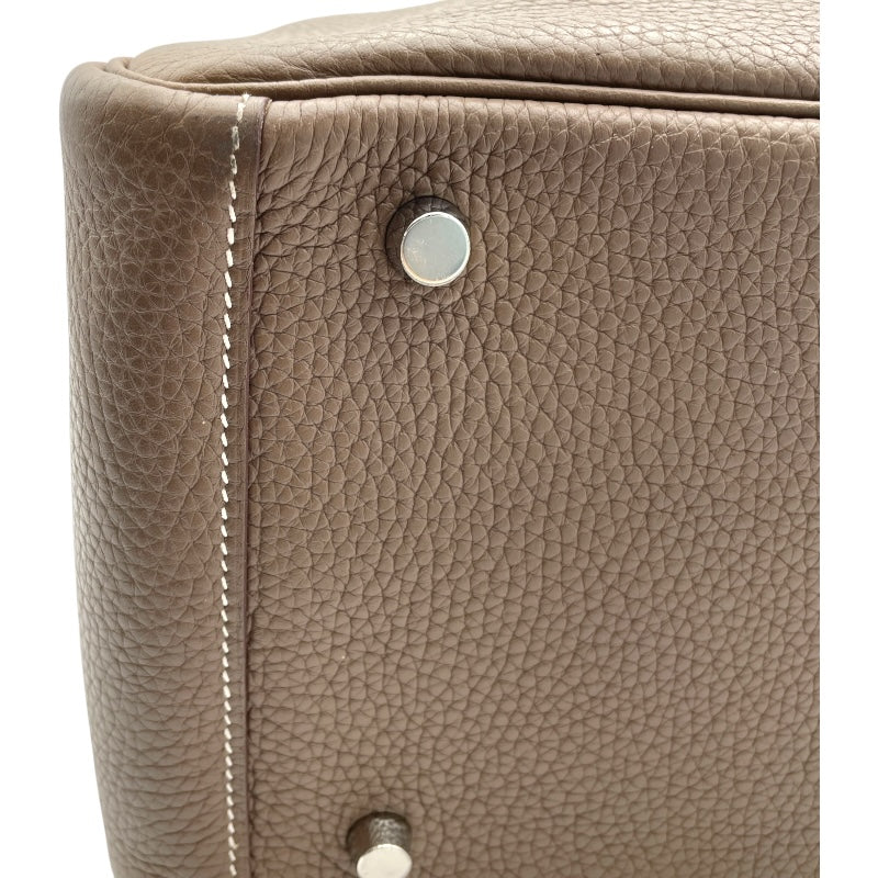 エルメス HERMES リンディ30 X刻印　(2016年製) エトゥープ　シルバー金具 トリヨンクレマンス レディース ショルダーバッグ