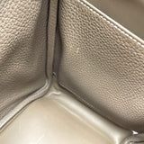 エルメス HERMES リンディ30 X刻印　(2016年製) エトゥープ　シルバー金具 トリヨンクレマンス レディース ショルダーバッグ