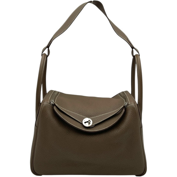 エルメス HERMES リンディ30 X刻印　(2016年製) エトゥープ　シルバー金具 トリヨンクレマンス レディース ショルダーバッグ