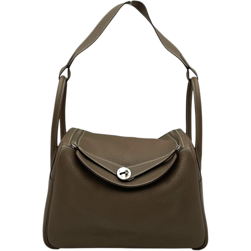 エルメス HERMES リンディ30 X刻印　(2016年製) エトゥープ　シルバー金具 トリヨンクレマンス レディース ショルダーバッグ