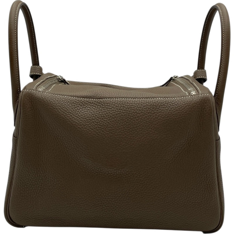 エルメス HERMES リンディ30 X刻印　(2016年製) エトゥープ　シルバー金具 トリヨンクレマンス レディース ショルダーバッグ