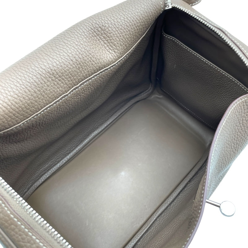 エルメス HERMES リンディ30 X刻印　(2016年製) エトゥープ　シルバー金具 トリヨンクレマンス レディース ショルダーバッグ