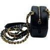 シャネル CHANEL CHANEL19ラウンド チェーンショルダー AP0945 29番台 ブラック GD・SV金具 ラム レディース ショルダーバッグ