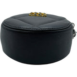 シャネル CHANEL CHANEL19ラウンド チェーンショルダー AP0945 29番台 ブラック GD・SV金具 ラム レディース ショルダーバッグ