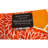 エルメス HERMES ツイリー THE THREE GRADES オレンジ シルク レディース スカーフ