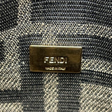 フェンディ FENDI バケットバッグミニ 8BS017 ブラウン キャンバス レディース ショルダーバッグ