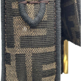 フェンディ FENDI バケットバッグミニ 8BS017 ブラウン キャンバス レディース ショルダーバッグ