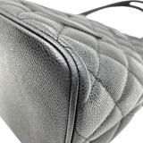 シャネル CHANEL 復刻トート A01804 ブラック キャビア レディース ハンドバッグ