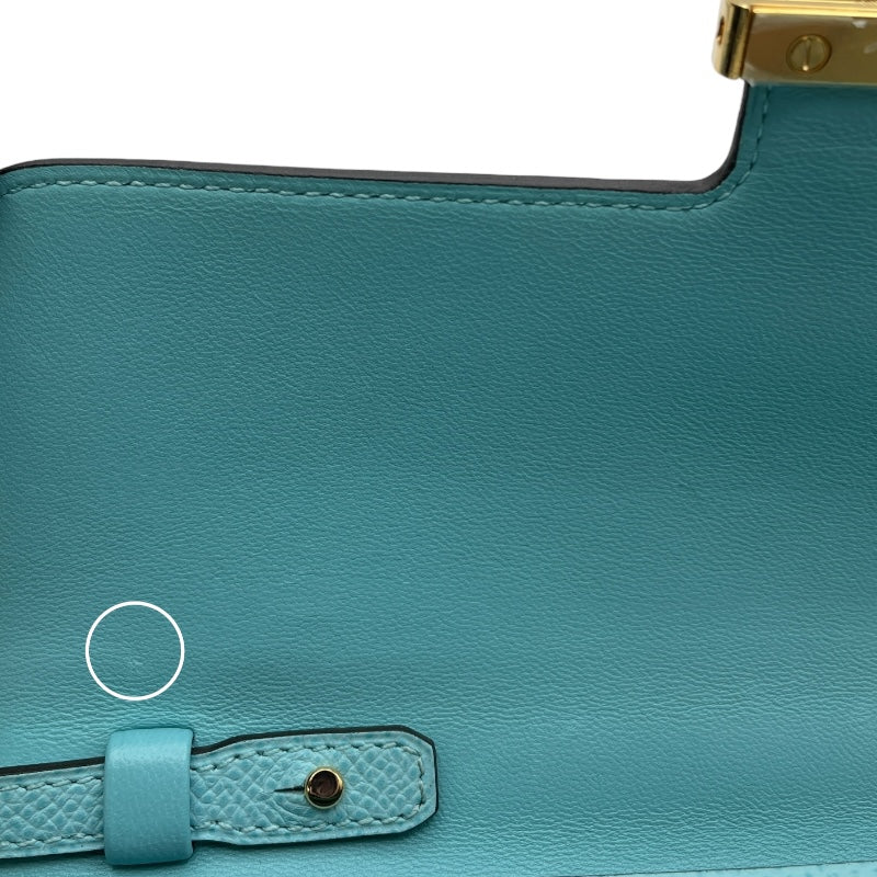 エルメス HERMES コンスタンストゥーゴー Y刻 ブルーアトール GD金具 エプソン レディース ショルダーバッグ