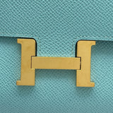 エルメス HERMES コンスタンストゥーゴー Y刻 ブルーアトール GD金具 エプソン レディース ショルダーバッグ