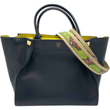 エム・シー・エム MCM ロゴ2WAYトートバッグ ネイビー レザー レディース トートバッグ