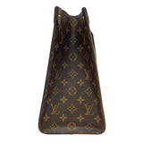 ルイ・ヴィトン LOUIS VUITTON オンザゴー MM M45321 ブラウン モノグラム・ジャイアント・リバース レディース ショルダーバッグ