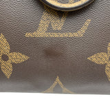 ルイ・ヴィトン LOUIS VUITTON オンザゴー MM M45321 ブラウン モノグラム・ジャイアント・リバース レディース ショルダーバッグ