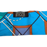 エルメス HERMES ツイリー SPORTS ブルー シルク レディース スカーフ