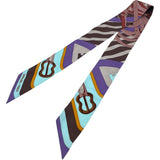 エルメス HERMES ツイリー COACHING ブラウン シルク レディース スカーフ