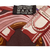 エルメス HERMES ツイリー COACHING ブラウン シルク レディース スカーフ