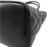 シャネル CHANEL 復刻トート A01804 5番台 ブラック　ゴールド金具 キャビアスキン レディース トートバッグ