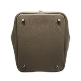 エルメス HERMES ピコタンロックMM K刻 エトゥープ　SV金具 トリヨン レディース ハンドバッグ