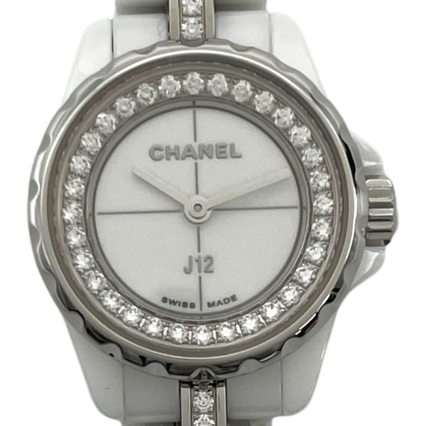 シャネル CHANEL J12 XS 19MM H5238 ホワイト セラミック/SS クオーツ