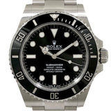 ロレックス ROLEX サブマリーナ ノンデイト 124060 ブラック SS メンズ 腕時計