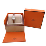 エルメス HERMES ギャロップ GA1.110 ホワイト ステンレススチール レディース 腕時計