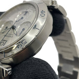 カルティエ Cartier パシャドゥ カルティエ クロノグラフ38mm W31030H3 ホワイト SS 自動巻き メンズ 腕時計