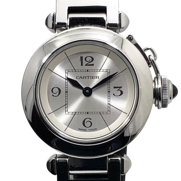 カルティエ Cartier ミスパシャ W3140007 シルバー SS レディース 腕時計