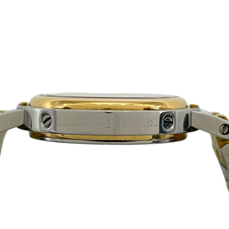 エルメス HERMES クリッパー ベージュ GP/SS クオーツ レディース 腕時計