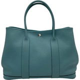 エルメス HERMES ガーデンパーティPM T刻 ブルーアトール SV金具 ネゴンダ レディース ハンドバッグ