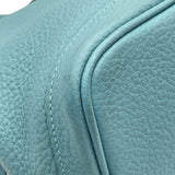 エルメス HERMES ガーデンパーティPM T刻 ブルーアトール SV金具 ネゴンダ レディース ハンドバッグ