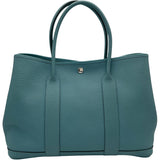 エルメス HERMES ガーデンパーティPM T刻 ブルーアトール SV金具 ネゴンダ レディース ハンドバッグ