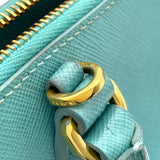 プラダ PRADA サフィアーノ 2WAY ハンドバッグ BL0838 ライトブルー GD金具 サフィアーノ レディース ショルダーバッグ