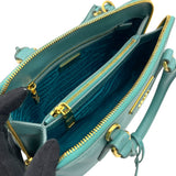 プラダ PRADA サフィアーノ 2WAY ハンドバッグ BL0838 ライトブルー GD金具 サフィアーノ レディース ショルダーバッグ