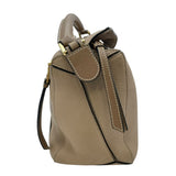 ロエベ LOEWE パズルバッグミディアム ベージュ GD金具 レザー レディース ショルダーバッグ