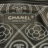 シャネル CHANEL カメリアトート A57161 25番台 ブラック/ホワイト SV金具 PVC レディース トートバッグ