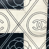 シャネル CHANEL カメリアトート A57161 25番台 ブラック/ホワイト SV金具 PVC レディース トートバッグ