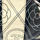 シャネル CHANEL カメリアトート A57161 25番台 ブラック/ホワイト SV金具 PVC レディース トートバッグ