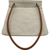 エルメス HERMES アリーヌMM ナチュラル・ベージュ キャンバス レディース ショルダーバッグ