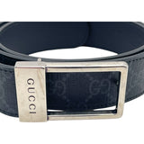 グッチ GUCCI ベルト 105cm 722370 ブラック GGスプリーム メンズ ベルト