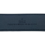 グッチ GUCCI ベルト 105cm 722370 ブラック GGスプリーム メンズ ベルト