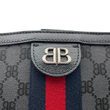 バレンシアガ BALENCIAGA ザハッカープロジェクト グラフィティ トートバッグ 680127 ブラック キャンバス メンズ トートバッグ