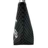 バレンシアガ BALENCIAGA ザハッカープロジェクト グラフィティ トートバッグ 680127 ブラック キャンバス メンズ トートバッグ