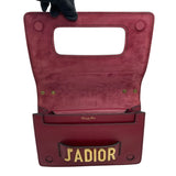 クリスチャン・ディオール Christian Dior ジャドールチェーンバッグ レッド レザー レディース ショルダーバッグ