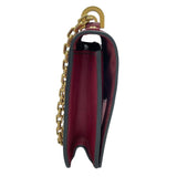 クリスチャン・ディオール Christian Dior ジャドールチェーンバッグ レッド レザー レディース ショルダーバッグ