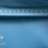 エルメス HERMES プリュム28 □J刻 ホワイト・ブルージーン エプソン レディース ハンドバッグ