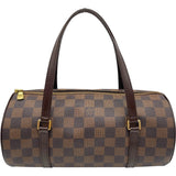 ルイ・ヴィトン LOUIS VUITTON パピヨンPM N51304 ブラウン ダミエ レディース ハンドバッグ