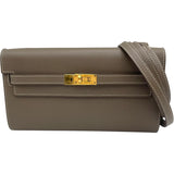 エルメス HERMES ケリートゥーゴー Z刻 エトゥープ GD金具 エプソン レディース ショルダーバッグ