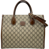 グッチ GUCCI インターロッキングGトート 659983 ブラウン GGスプリーム レディース ショルダーバッグ