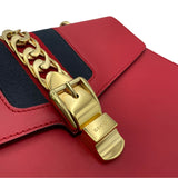 グッチ GUCCI シルヴィ 2WAY ショルダー 431665 レッド レザー レディース ハンドバッグ